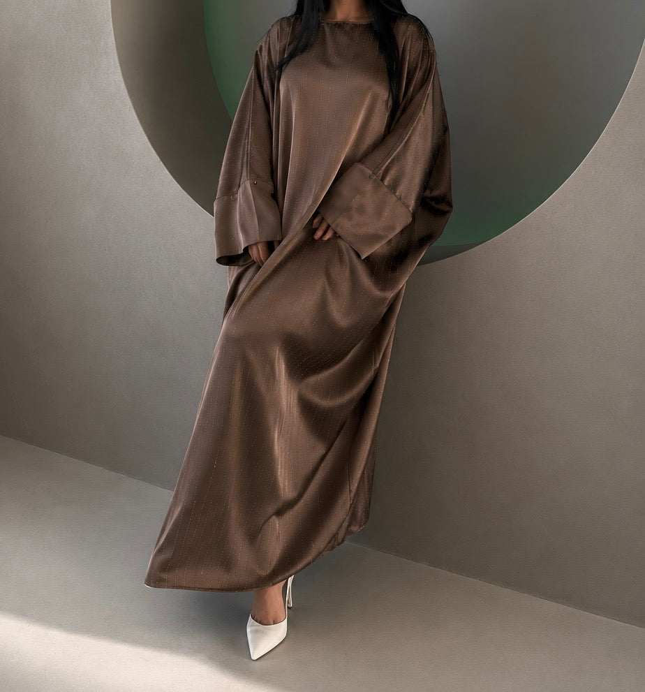 Luxury Glitter Batwing Abaya