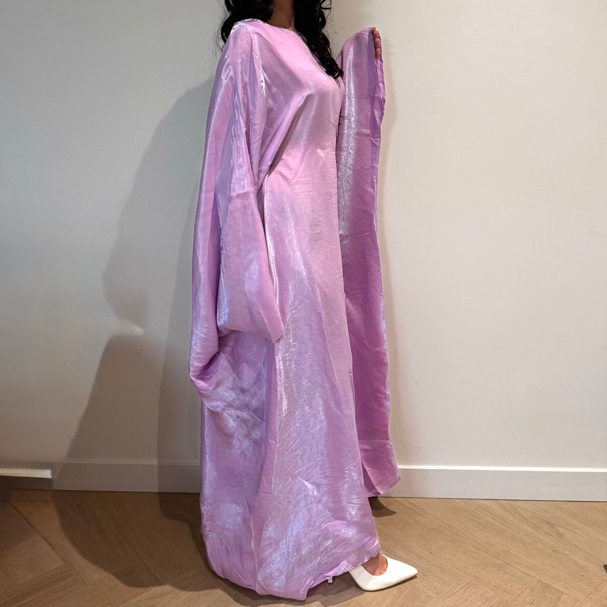 Butterfly Abaya in Purple