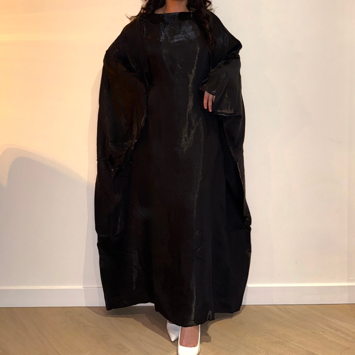 Butterfly Abaya in Black