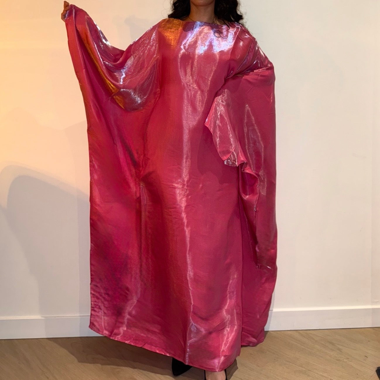 Butterfly Abaya in Pink